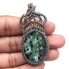 Handmade Ruby Zoisite Macrame Thread Gemstone Jewelry 20-36''Ad Necklace