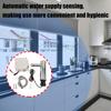 Automatic Sensors Faucets with High Sensitivity Detection Hygienic Water Flows Control Device for Sink Vanity Upgrades