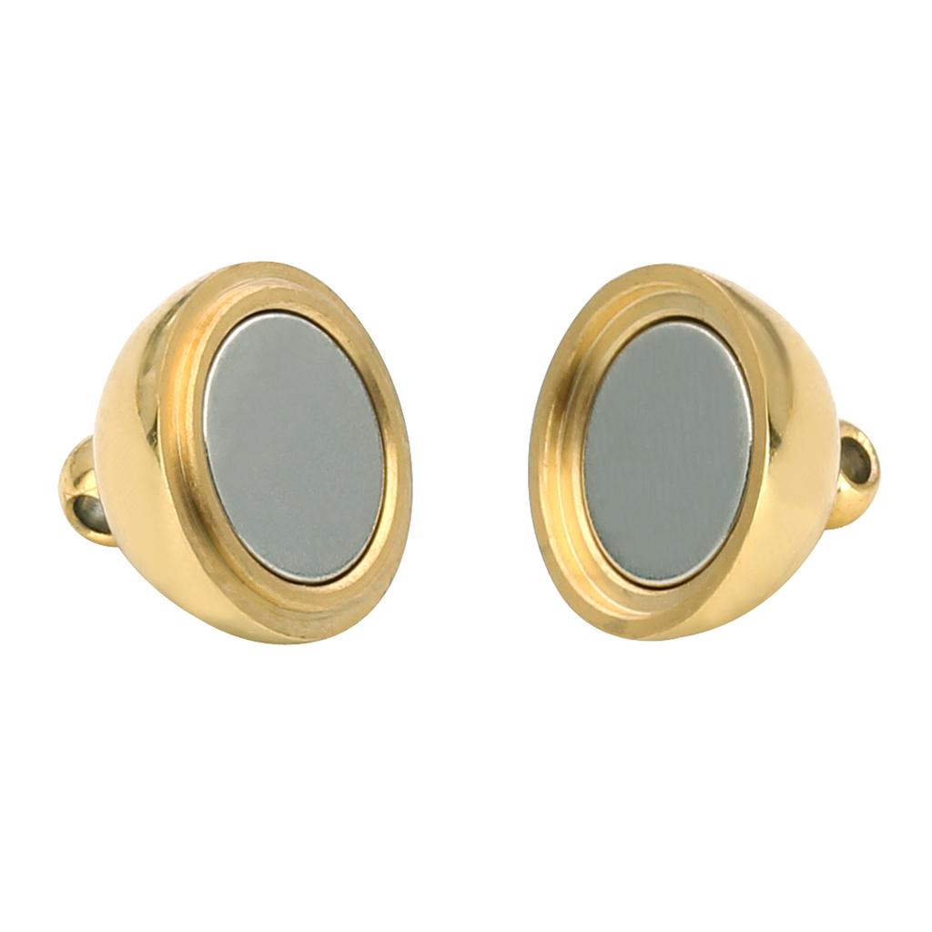 2pcs Stainless Steel Magnetic Clasps Ball Shape Strong Magnetic Buckles End Clasp Connectors For DIY Necklace Bracelets Supplies