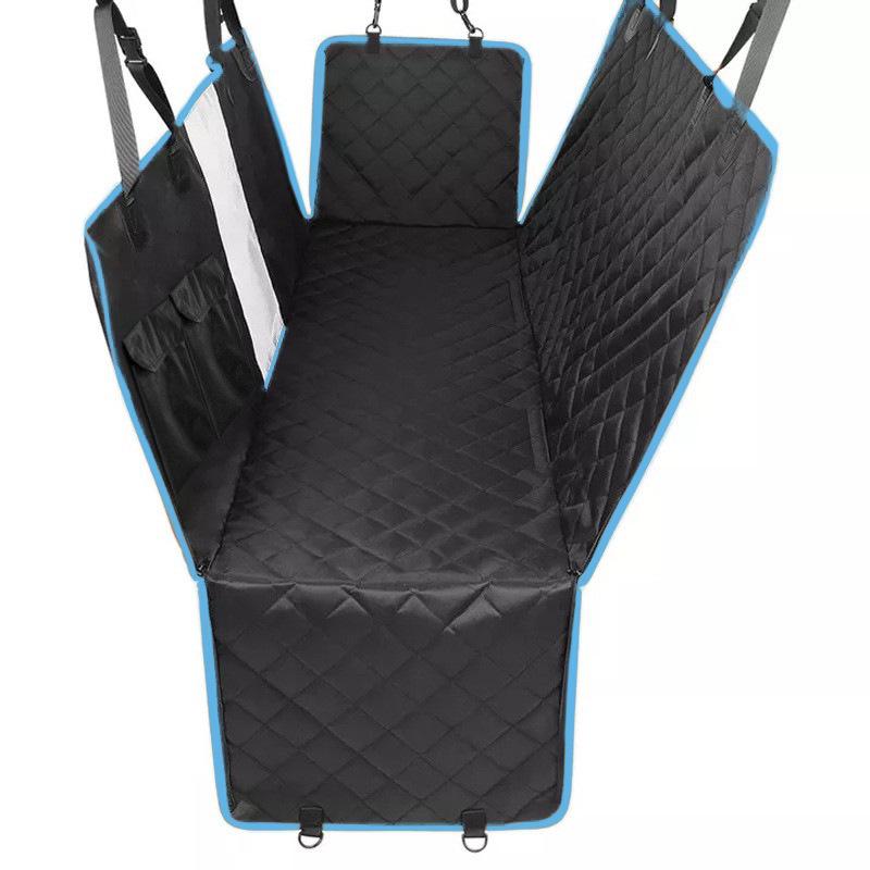 Quilted Cotton Car Seat Pet Mat for Dogs - Non-Slip, Anti-Dirty Back Seat Cover