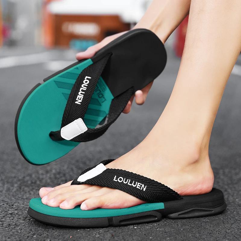 High Quality Men Flip Flops Summer Beach Flip Flops Men Fashi Breathable Casual Men Beach Slippers Summer Outdoor