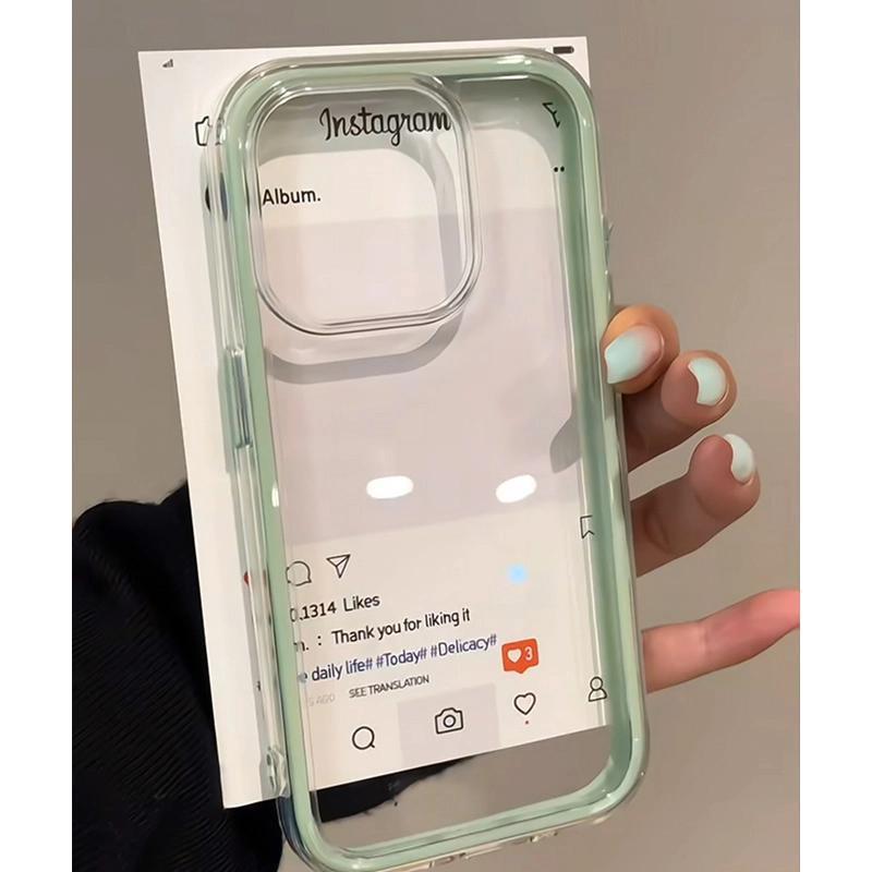 Dopaminová barva Candy Průhledný kryt pro iPhone 16 Pro Max / iPhone 15