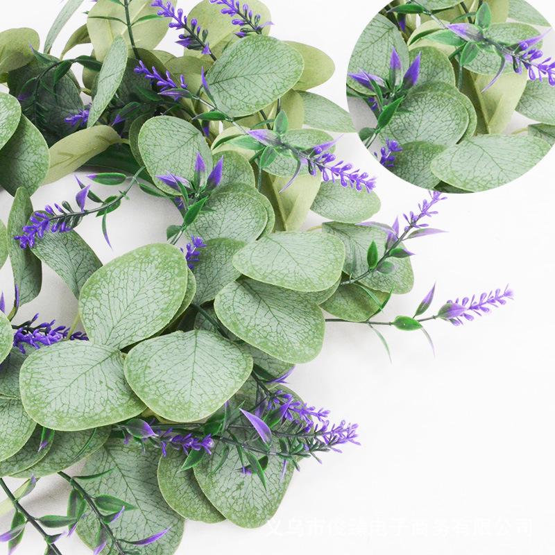 Eucalyptus Garden Wreath: Christmas & Wedding Hanging Ornament for Doors