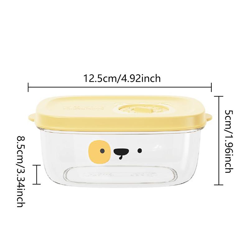 1Pc Food Storage Container Freezer Food Storage Boxes Refrigerator Rice Food Fruit Preservation Keep Fresh Box Microwaveable