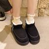 Fashion Boots Flat Heel Round Toe Luxury Designer Winter Shoes Boots Women Snow Fashion Elegant 2024