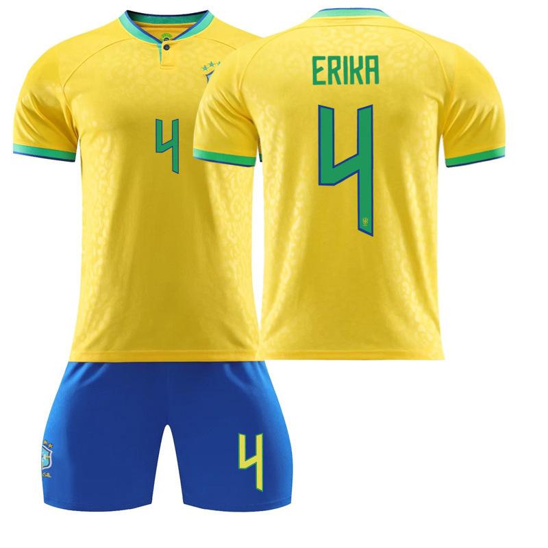 2223 Brazil No. 10 20 918 Football Jersey Fans Home Short Sleeves