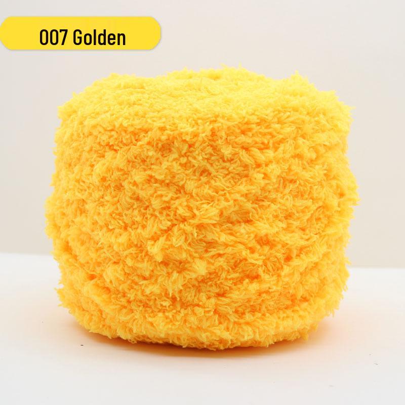 Medium-Thick Three-Strand Coral Velvet Ice Silk Plush Yarn for Hand-Knitted Baby Scarves & Vests