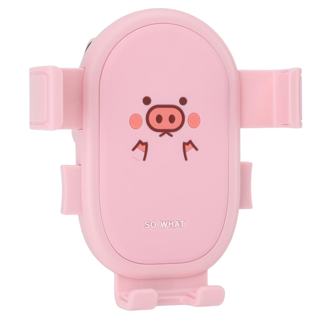 Motorcycle Phone Mount PVC Cute Cartoon Shock Absorption Cycling Handlebar Cell Phone Holder Clamp