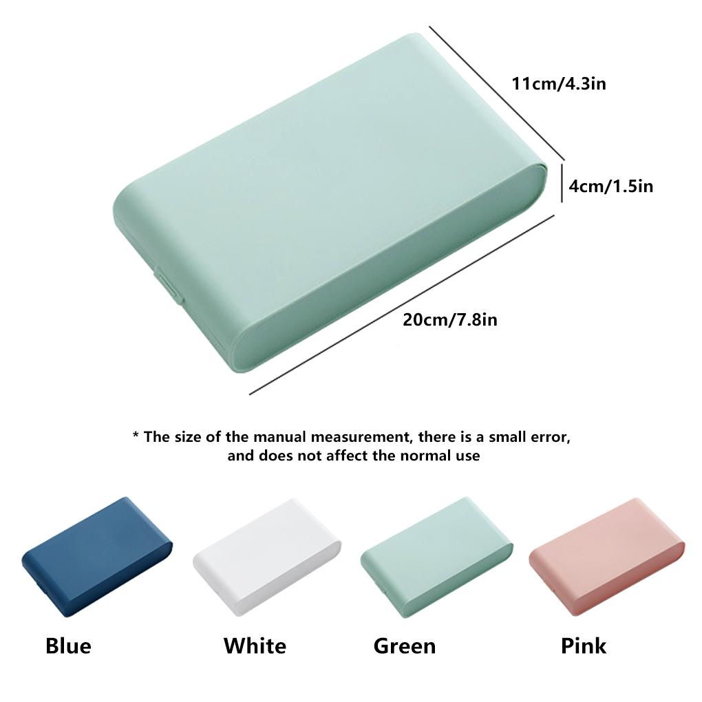 Gesichtsschutz Schnalle Aufbewahrungsbox Outdoor Arbeiten Camping Organizer Feuchtigkeitsfest Staubdicht Papier Kleinteile Behälter