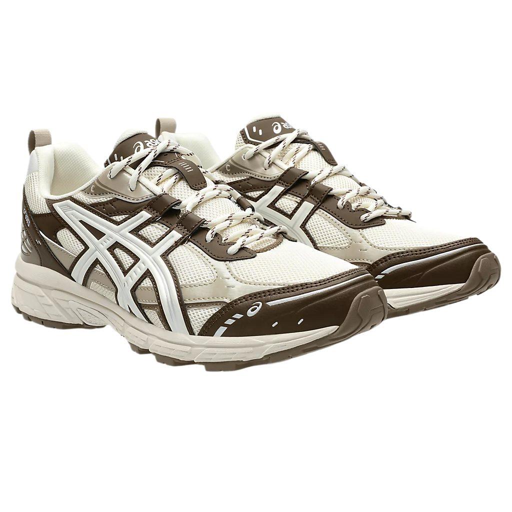 Asics GEL NUNOBIKI Low Top Chunky Sneakers Unisex Butter White Brown 1203A536-106