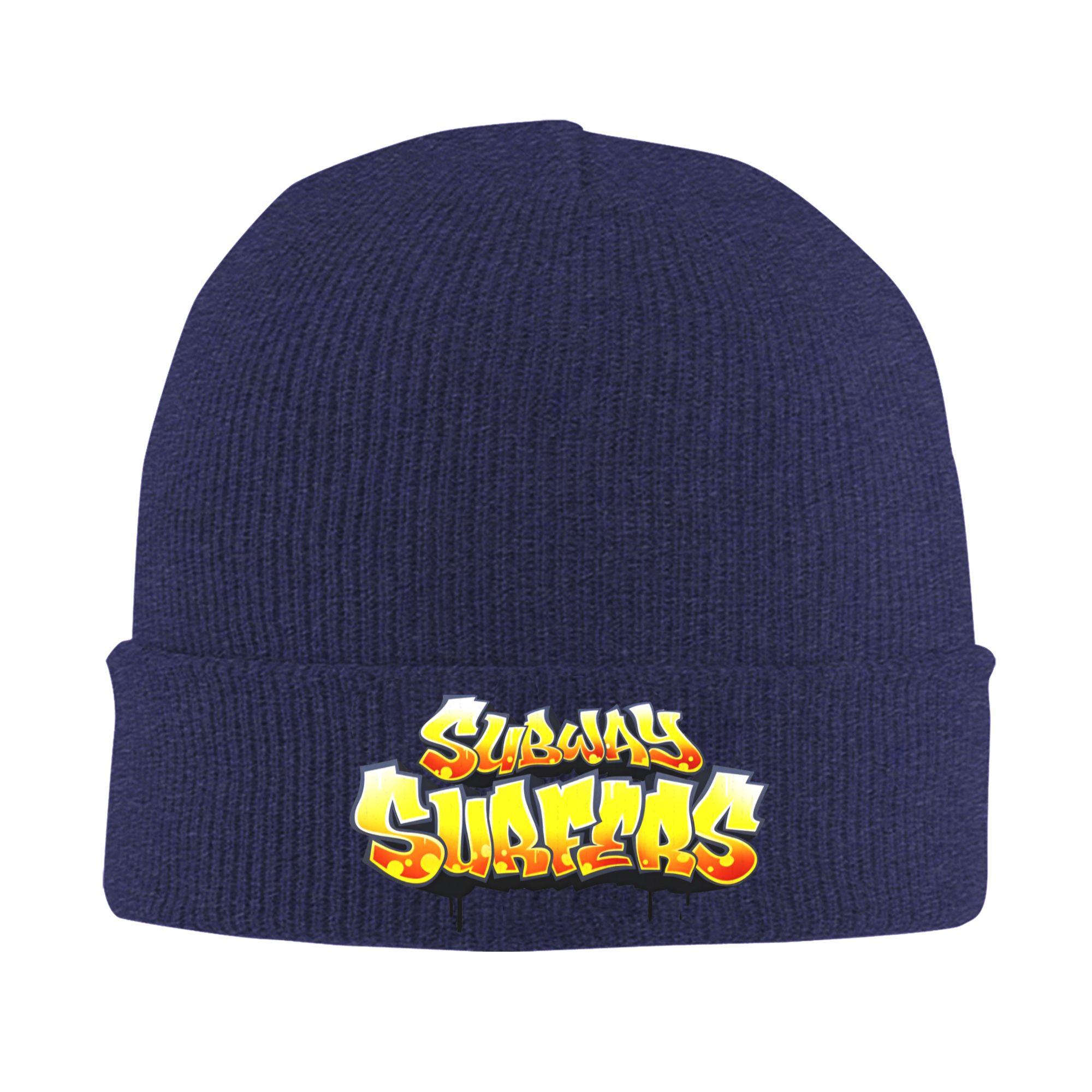 

Subway Surfers Beanie Hats Video Game Bonnet Hats Unisex Women Hip Hop Outdoor Sport Knitting Hat Autumn Winter Printed Warm Caps One Size