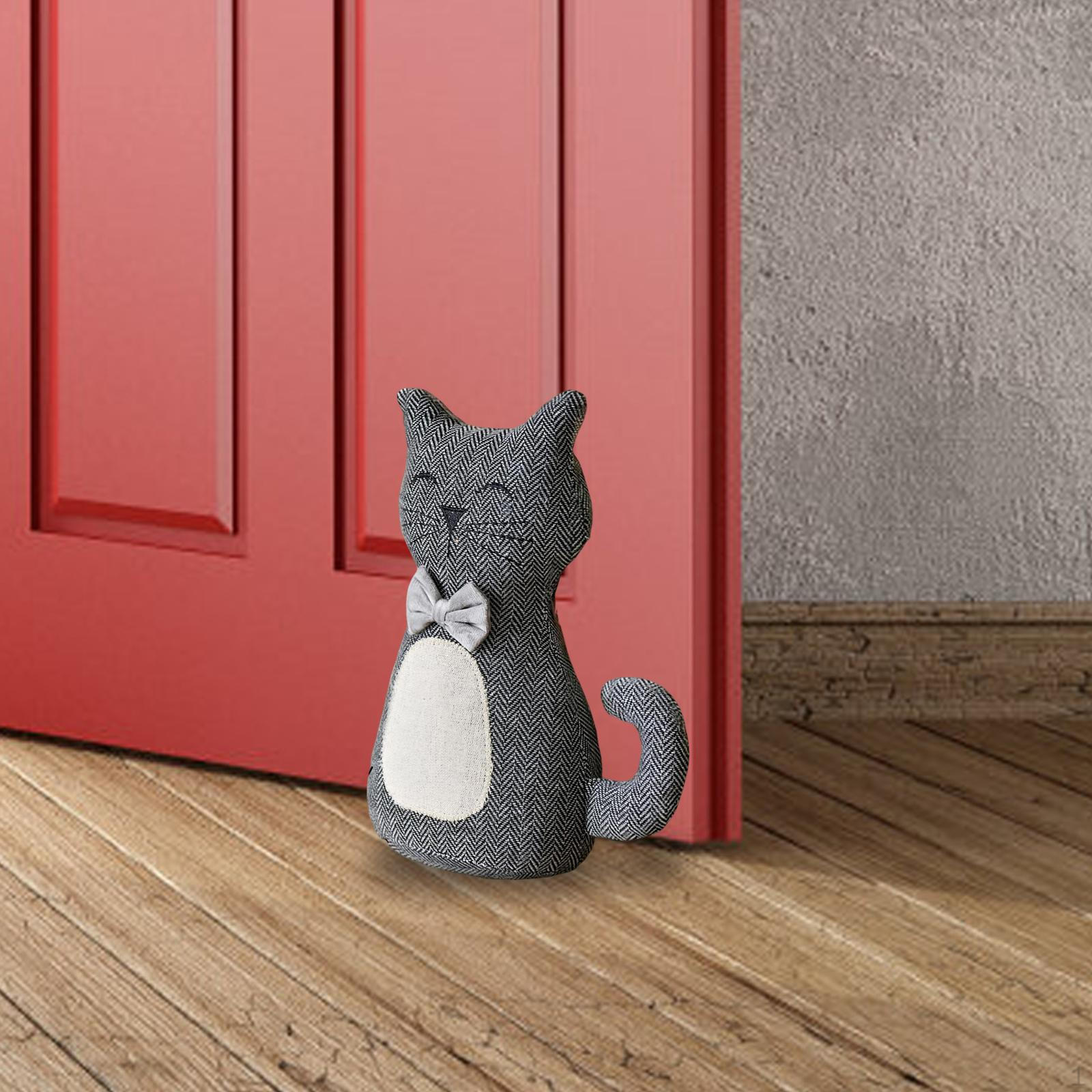 

Beautiful, Lightweight Doorstop, Protects The Floor, Decorative Ornament for Apartment. with Bowtie