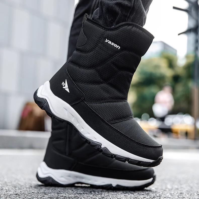 Women's Platform Snow Boots Winter Warm Waterproof Ankle Booties With Fur Lined Comfortable Walking Shoes Non-Slip Outdoor Mid-Calf Boots for Women