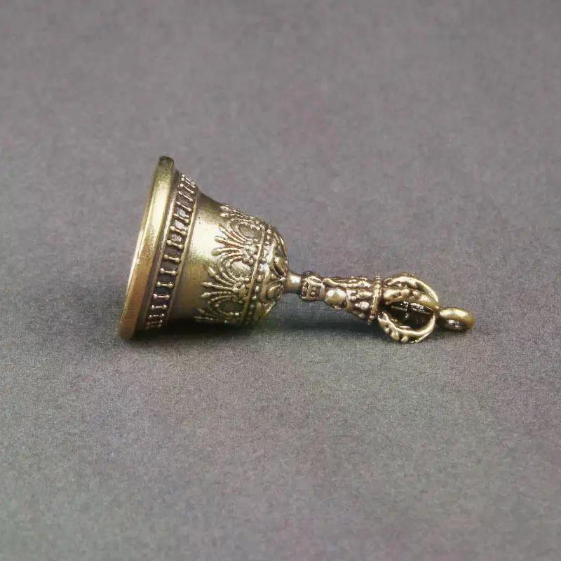 Christmas Bronze Bell Creative Gift Home Decoration Accessories Brass Handicraft Die-casting Drop Bell Key Car Button Wind Bell