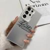Coole F-Fast Furious Handyhülle Für Samsung Galaxy S25 Edge S24 S23 S22 S21 S20 Ultra Funda Silikon Silberne Abdeckung