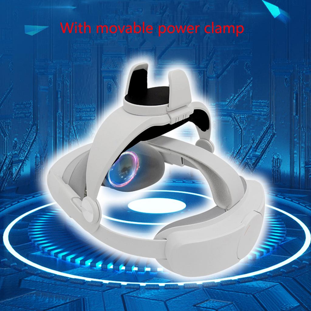 ABS Headband HeadStrap with Power Support Bracket for Pico 4 VR Headset
