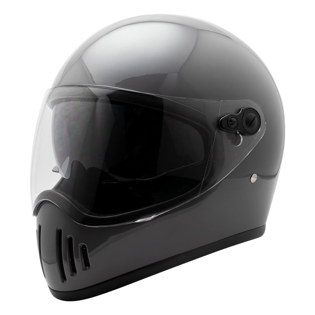 

ISHINO SHOKAI Мотоциклетный шлем-фулфейс с внутренним, универсальный размер, крутой серый, визор, IS-767, (приблизительно. 57-60см),