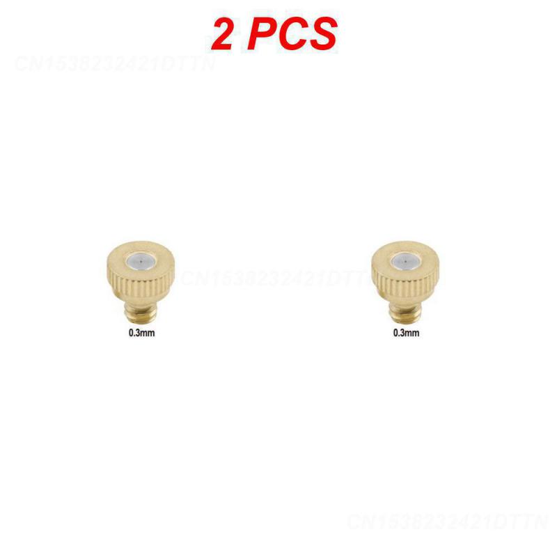 2/3/4PCS Brass High Quality Long-lasting Low Pressure Spray Atomizing Nozzle Humidifier High Performance Cooling Durable
