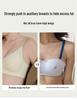 Seamless Underwear Women's Gathered Thin Cup Bra Without Underwire, Comfortable for Young Students