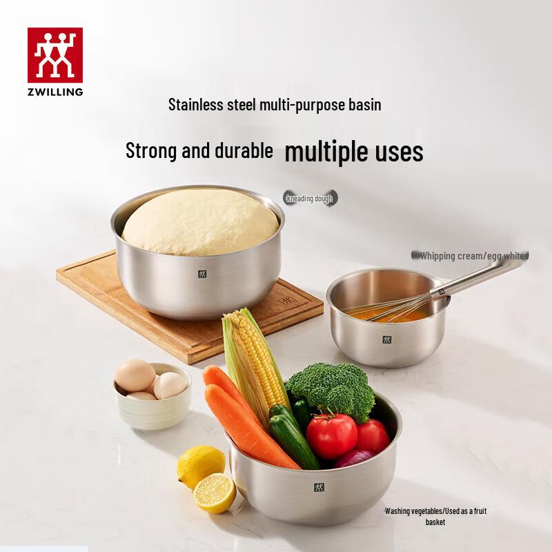 ZWILLING Prep Stainless Steel Mixing Bowls (3-Piece Set)