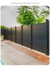 WPC Wood-Plastic Outdoor Fence: Durable, Anti-Corrosion Windbreak & Partition for Courtyard and Villa. 