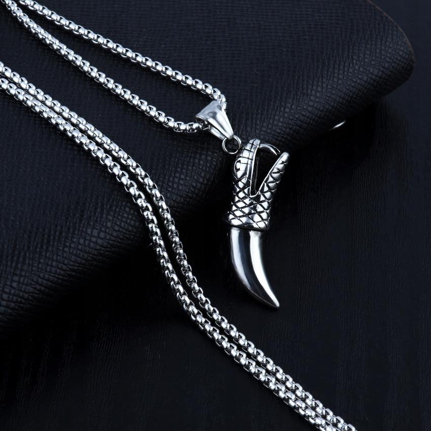 Predator Claw Necklace Silver Chain 345