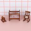 1 Set Miniature European Bedroom Furniture 1:12 Dollhouse Kitchen Scene Cooking Table Sink Cabinet Model Toy Dolls Accessories