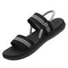 Women’s Sandals Slides Roman Sandals for Men Outdoor Beach Casual Black Flats Shoes Over Sized Grey Hollow Open Toe Summer Shoes for Girl 36-45