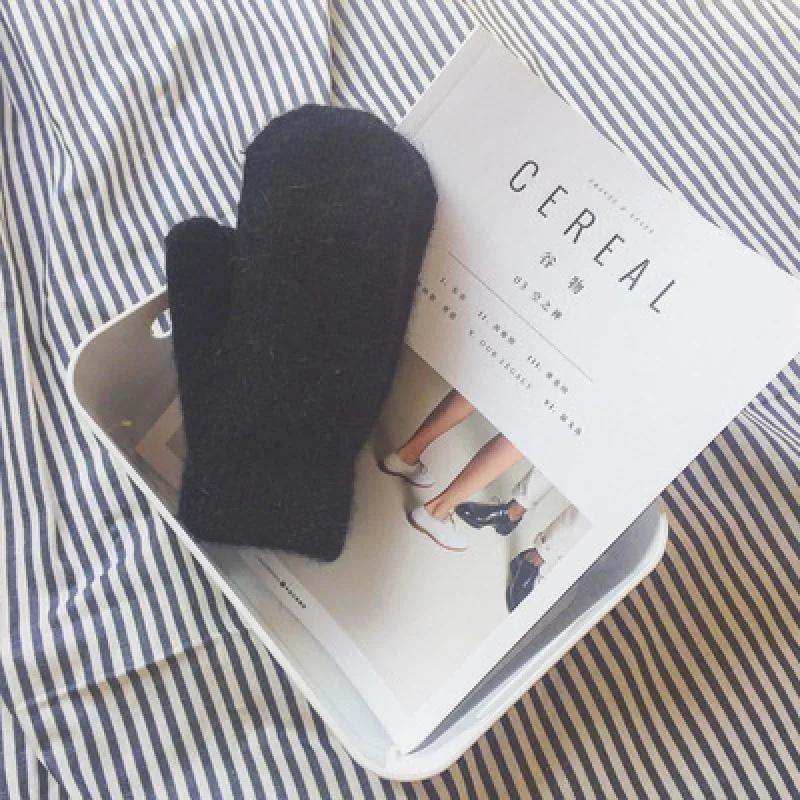 Women's Winter Warm Plus Fleece Lined Elastic Soft Full-Finger Gloves CuteStyle