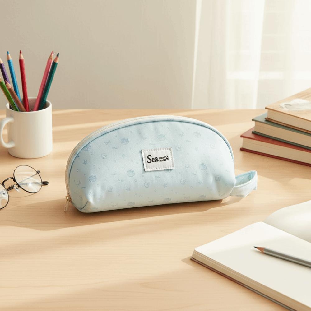 Large Capacity Pen Bag With Handle Stationery Organizer Stationery Storage Bag Desktop Storage