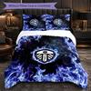 Leeds United Football Set Lenzuola 3 Pezzi Morbido Set Copripiumino con Federe Set Decorazione Camera da Letto per la Casa