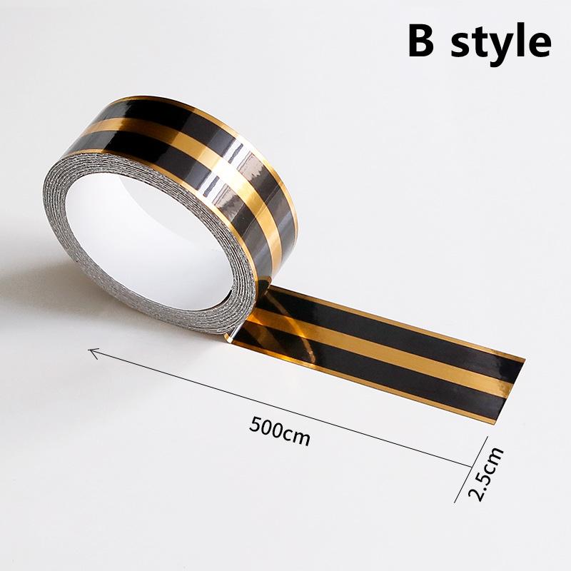 5M Self Adhesive Floor Tile Stickers Waterproof Wall Gap Sealing Tape Strip Floor Tile Beauty Seam Sticker Wall Decoration Decal