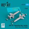 Reskit 2 Plastic Model Parts 1/72 AGM-142 Popeye/Have-Napp Air-to-Surface Missile, Pieces, RSK72-0517 (Airplane)