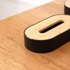 Automatic Lift Bamboo Tissue Box