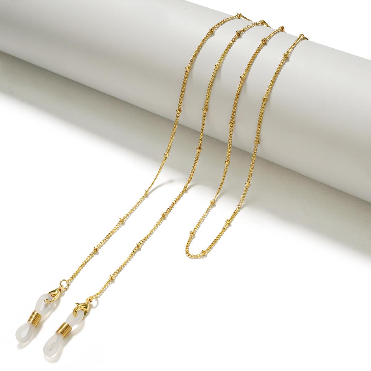 Женские Модные Жемчужные Цепочки для Очков Солнцезащитных Очков Золотые Цепочки для Очков Держатель для Солнцезащитных Очков Ожерелье Фиксатор для Очков Аксессуары небесно-голубой