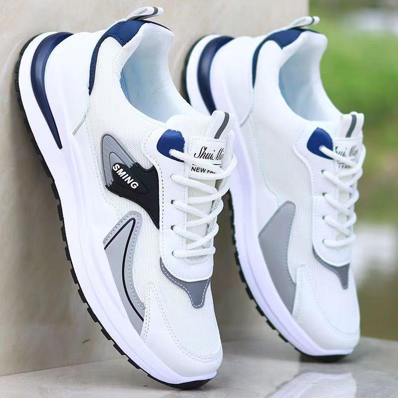 Men's shoes summer new sports shoes mesh breathable trend versatile casual soft sole teen dad shoes