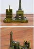 Kreative Metall-Touristen-Souvenirs: Eiffelturm, Triumphbogen, St. Desktop-Dekorationen der St. Paul's Cathedral
