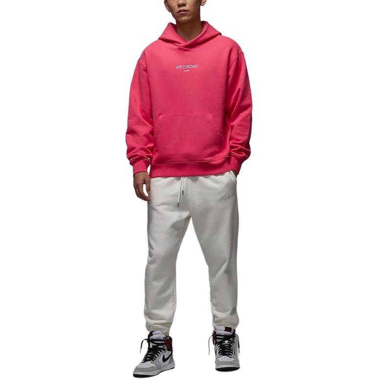 Air Jordan Wordmark Tokyo Fleece Hoodie Asia Sizing Aster Pink Men s FZ1173-629 S