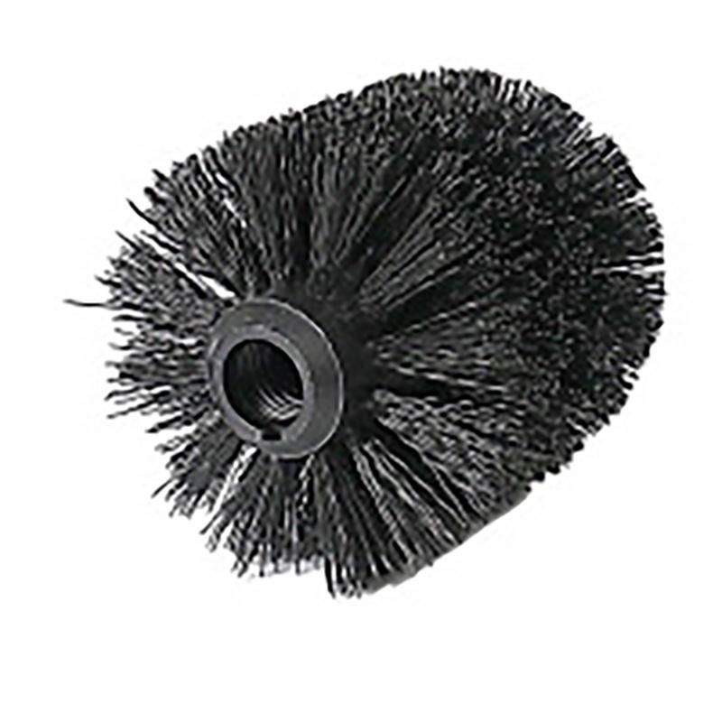 Replacement Wc Plastic Bathroom Cleaning Toilet Brush Head Holder Black White