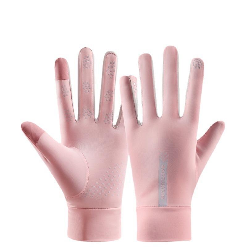 

Men and Women In Spring and Summer Light and Anti Slip Touch Screen Leaks Two Fingers Anti Ultraviolet Shading and Cycling Breathable Average size