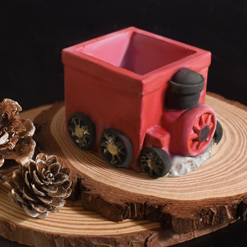 Sukkulenten-Pflanzenformen in Busform Blumentöpfe Silikonform Handgefertigte Aufbewahrungsboxformen Gipsformen Heimdekoration