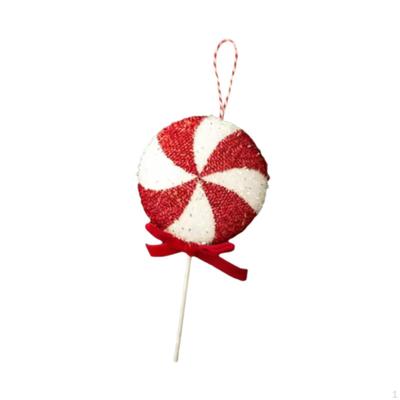 Christmas Tree Hanging Decorative Lollipop Unique Shatterproof Sturdy Xmas Decor Charm Pendants for