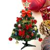 For 30/45cm Mini Christmas Tree New Year Gift DIY Handicraft Artificial Xmas Ornament LED Light Creative Xmas Tabletop Tree New