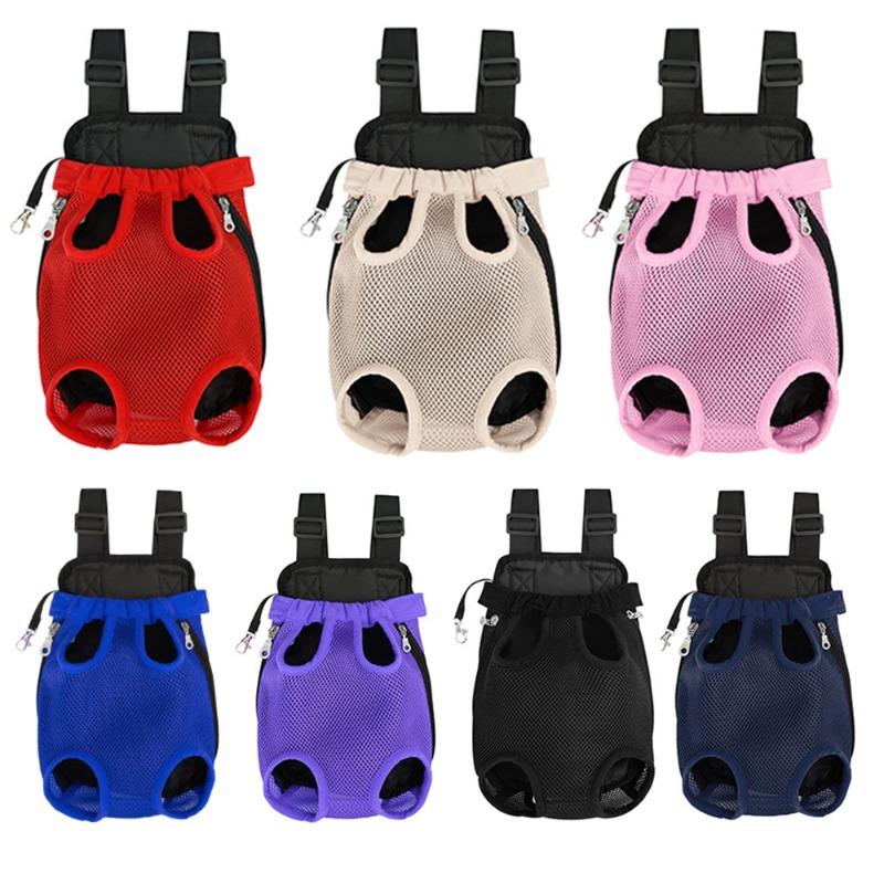 Hunde- und Katzenrucksack Haustierrucksack Hundeausflug Netz atmungsaktiv Katzenrucksack Kleine und mittlere Hundeartikel
