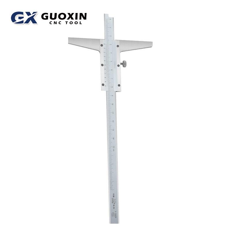 Vernier Depth Caliper Depth Gauge 0 - 150 / 200 / 300 / 500 / 1000mm High Precision Caliper Depth Gauge 0 mm ~ 100 mm