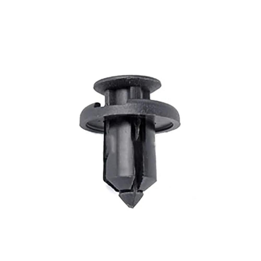 50 Pcs ABS Plastic Expansion Rivet Nut Buckle Clip Rivet Fastener Black Auto Parts Repair Tool Decoration Tool Car Accessories