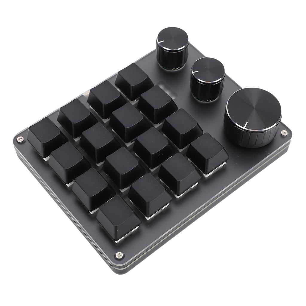 Custom Keypad NaMacro Pad Programmable 16 Key Wired Small Mechanical Gaming Keyboard for Copying Pasting PS Graphics