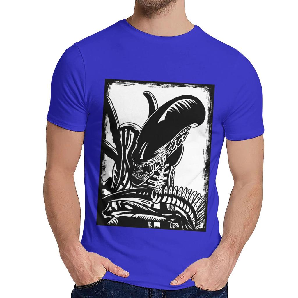 Alien Vs Predator Tee Alien Covenant Men Awesome Natural Cotton T Shirt Crewneck
