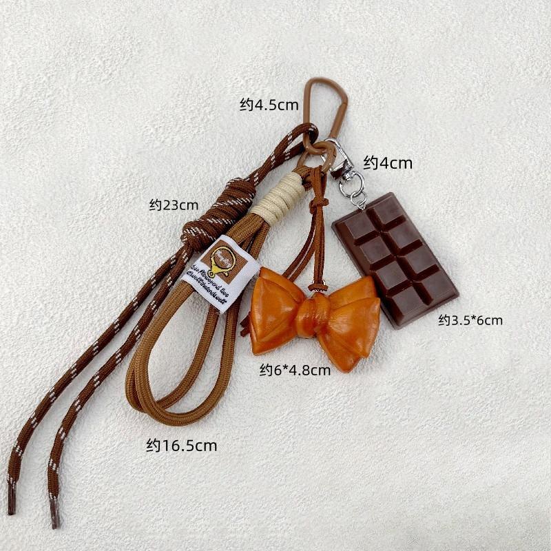 Decor Pandantiv Rucsac Pâine Drăguț Potrivit pentru Studenți, Cupluri, Agățare Geantă de Mână Handamde