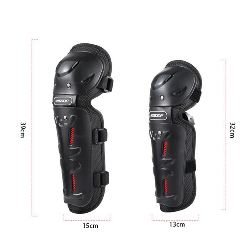 Motorcycle Atv Elbow Arm Leg Knee Shin Armor Guard Shield Cover Protector 4Pcs